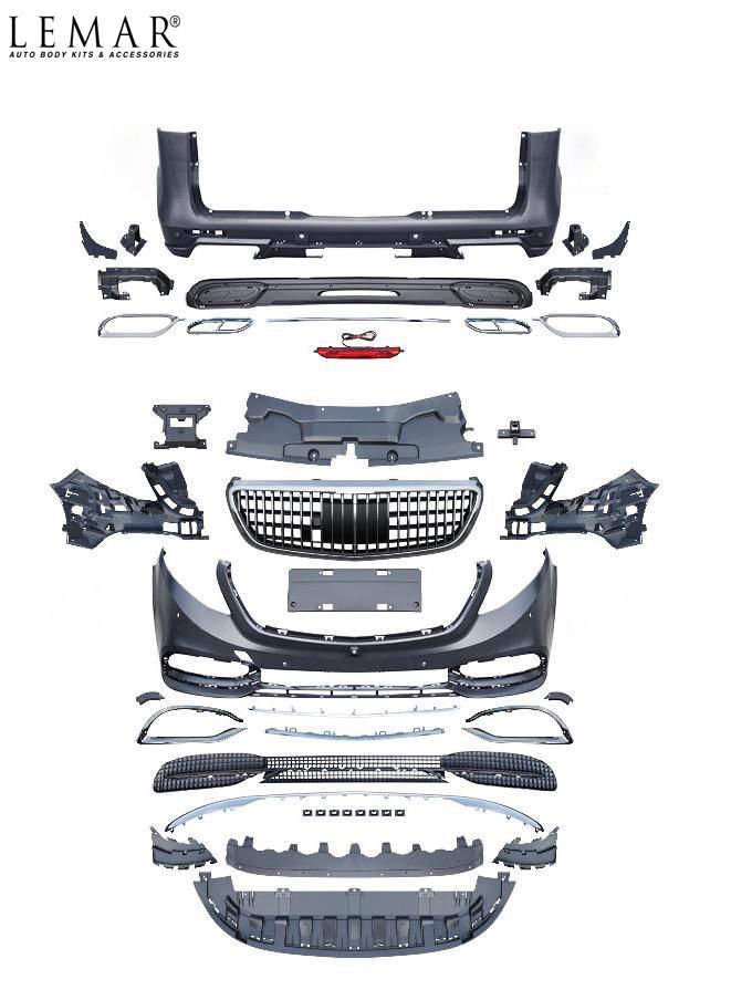 Lemar Gövde Seti W447 Vito Gls Maybach Dönüşüm Seti. Kaputlu Versiyon. Geniş Panjur (A447 885 10 00)