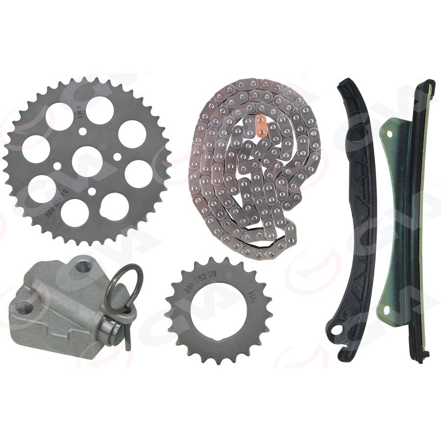 GVA EKSANTRİK ZİNCİR SETİ ASTRA H-CORSA C-D-COMBO-C-D-ASTRA J-MERIVA-ALBEA-DOBLO-EGEA-PUNTO-500- 1.3 JTD -1.3 CDTI E4-E5-E6 GERGİ KİTİ (55171579)