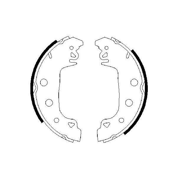 BOSCH ARKA PABUÇ BALATA R12-M131 YAPIŞTIRMA (7701349705)