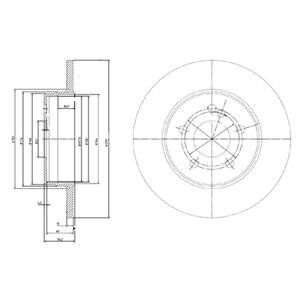 DELPHI ÖN FREN AYNASI GOLF IV-POLO 01>BORA 99-05 LEON 99-06 TOLEDO II IBIZA IV-V A3 96> 256X22X5DLXHAVALI 1J0615301D-1JO615301D-6R0615301-6R0615301C-8Z0615301B-8Z0615301D (1J0615301D)