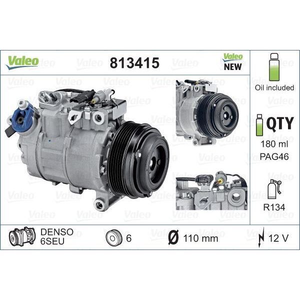 VALEO KOMPRESÖR BMW 1, 3, X1 (64526987862)