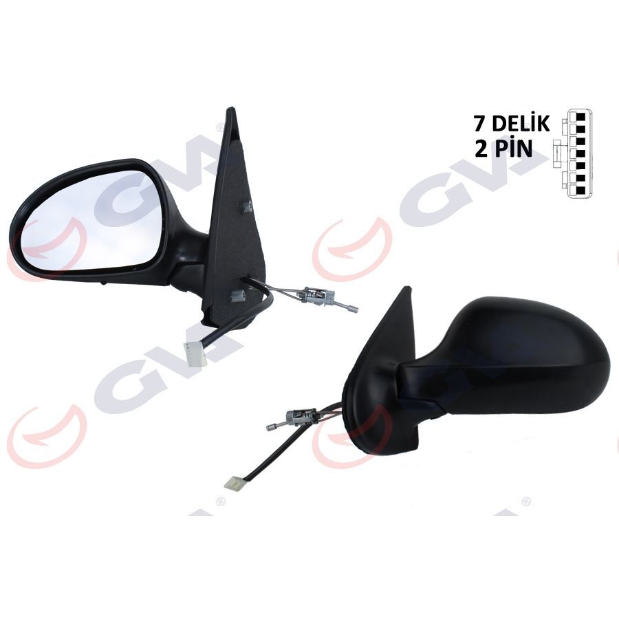 GVA DIŞ DİKİZ AYNASI SOL ALBEA 06> MEKANİK KONVEKS (735509097)