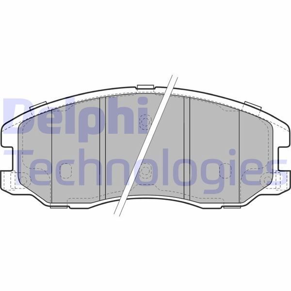 DELPHI ÖN BALATA ANTARA 2.4-3.2 V6-2.0 CDTI 05/06> CAPTİVA 06.06> (20789468)