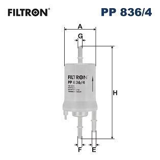 FILTRON YAKIT FİLTRESİ VAG A3 TT CAD 3-4 GO5-6 JET3-4 PO4-5 03-  (6Q0201051A)