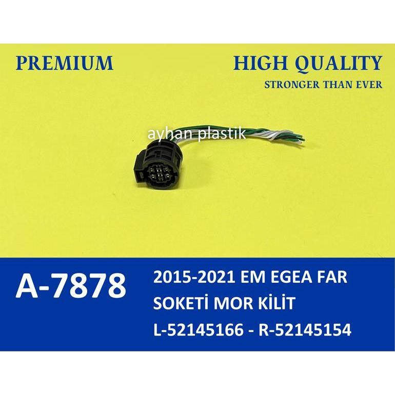 AYHAN FAR SOKETİ MOR KİLİT EM FIAT EGEA 2015-2021 (52145154)