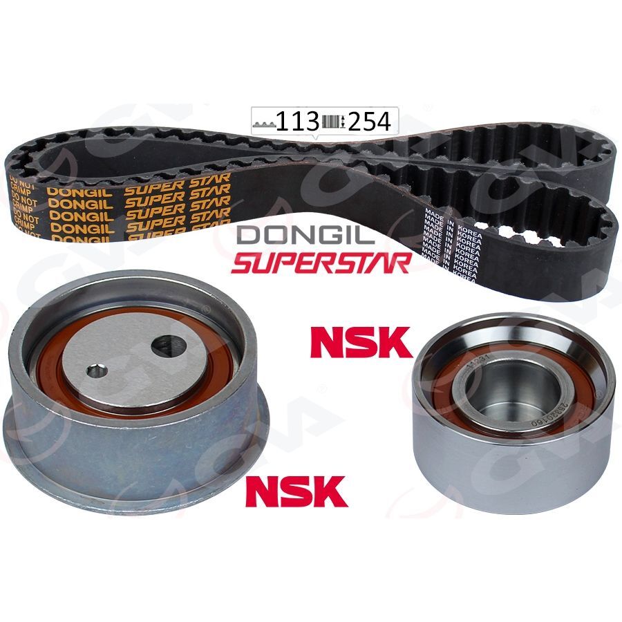 GVA EKSANTRİK GERGİ KİTİ ELANTRA 00>TRAJET 04> TUCSON 04-10 -CARENS-CERATO-SPORTAGE 04> 2.0 K015457XS (2431223201)