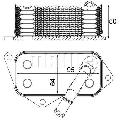 MAHLE YAG SOGUTUCUSU BMW N20 N26 N51 N52 N53 N54 N55 E81 E87 F20 E90 E92 F30 F34 F32 F36 E60 F10 F18 E63 F 06 E65 F01 E84 E83 F25 F26 E70 F15 E71 F16 E85 (11427525333)