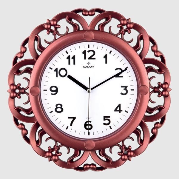 SAAT DUVAR SAATİ KREM ÇERÇEVE ÇAP:35CM AKRİLİK BOYALI 2 RENK ABS KASA MİNERAL CAM SESSİZ AKAR MAKİNE PVC KADRAN KADRAN ÖLÇÜSÜ: 240MM KADRAN BASKI ALANI: 150MM (SAAT73)