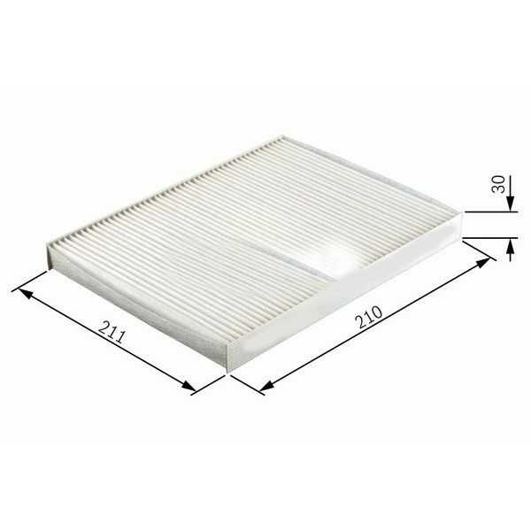 SARDES POLEN FİLTRESİ HONDA CIVIC 1.4L D14A4 D14Z2 3 KAPI 96-01 / CR-V 2.0L B20B B20Z 96-01 / ROVER 216 416 95-00 (79831S04003)