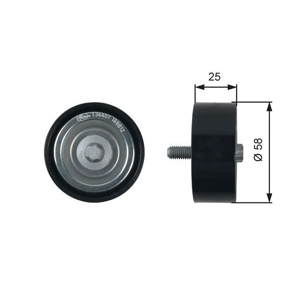 GATES KAYIS GERGI RULMANI MERCEDES W169 W245 (A2662020419)