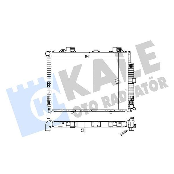KALE RADYATOR MOTOR SU RADYATORU MERCEDES E-CLASS W210 S210 (A2105006503)