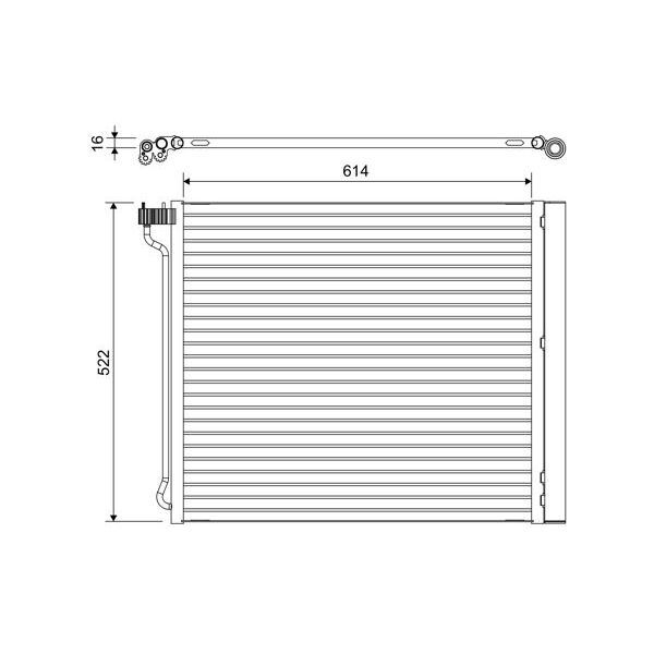 VALEO KLIMA RADYATORU BMW E70 F15 F85 E71 E72 F16 F86 (64509239944)