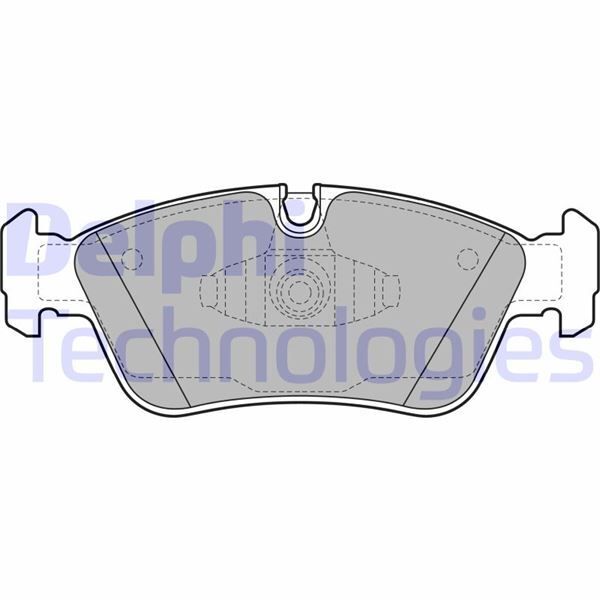 DELPHI FREN BALATASI ON BMW E87 E90 E91 (34116769763)