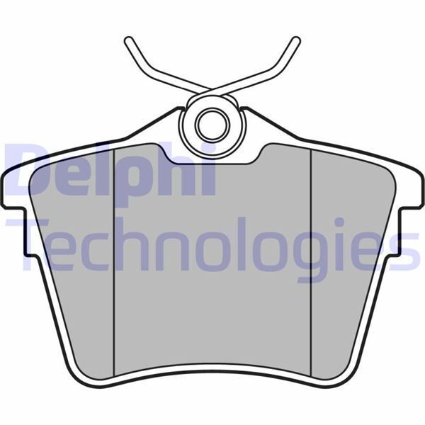 DELPHI ARKA FREN BALATASI PEUGEOT P407 1.6 HDI 1.8-2.0 04 607 00 CITROEN C5 08 (4252.79)