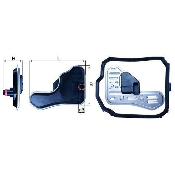 MAHLE OTOMATİK ŞANZIMAN FİLTRESİ P206-P207-P301-P306-P307-P308-P407-P307-C-ELYSEE-C4-C2-C3-C4-C5-C8-DS3- DS4-DS5-XSARA-ZX AL4-CLIO 3 (2109.58)