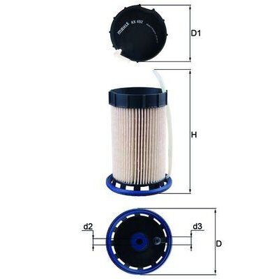 MAHLE YAKIT FİLTRESİ ARTEON 17 GOLF VII 13 JETTA 15 TIGUAN 16 TOURAN 16 ATECA 16 KODIAQ 17 OCTAVIA 13 SU AYIRTICISI İLE (5Q0127177A)