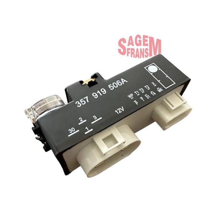 SAGEM FAN KONTROL ROLESİ CADDY II 1.9D-GOLF III 1.6-1.8-2.0-POLO 1.6 KLİMASIZ (357919506A)