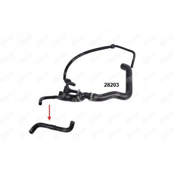 IBRAS 28203 RADYATÖR ÜST HORTUMUNUN -- İNCE HORTUMUN UÇ KISMI -- VW LT35-VOLT 2.5 N173 (2D0122101A)