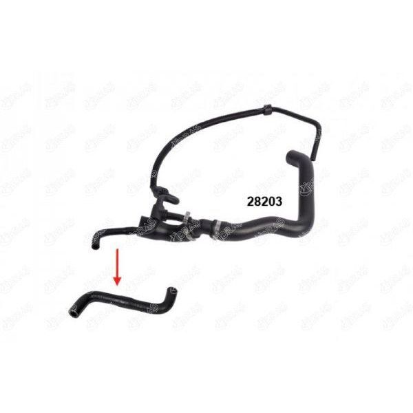 IBRAS 28203 RADYATÖR ÜST HORTUMUNUN -- İNCE HORTUMUN UÇ KISMI -- VW LT35-VOLT 2.5 N173 (2D0122101A)