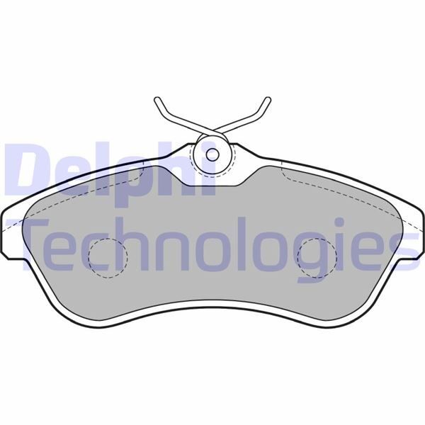 DELPHI ÖN FREN BALATASI CITROEN C2 06>09 C3> 03>10 (1611334680)