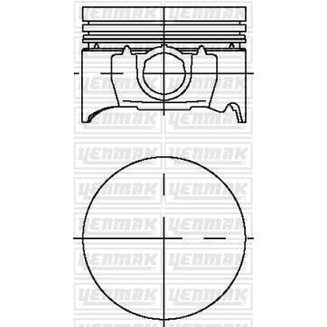 YENMAK PISTON SEGMAN ESCORT MONDEO II ZH 1.8 16V ZETEC 103PS -113PS 95>99 STD ÇAP: 80.60MM (8770821)