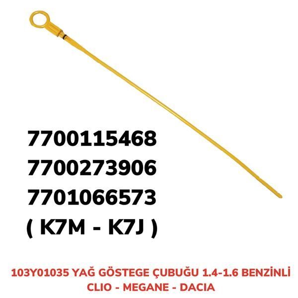 AFT YAĞ GÖSTERGE ÇUBUĞU CLIO-R19 1.6 BENZİNLİ (103Y01035)