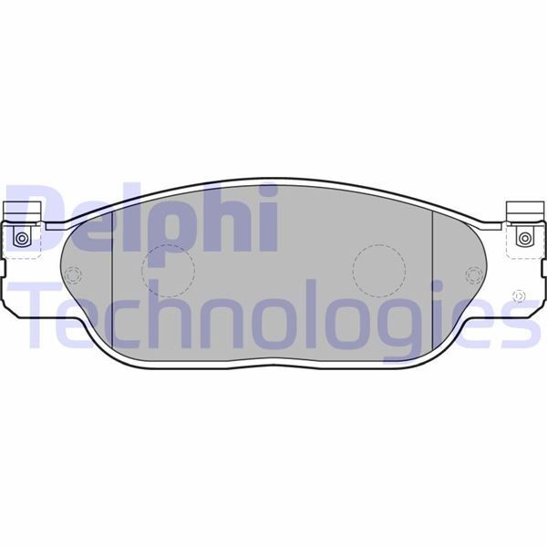 DELPHI ÖN BALATA JAGUAR STYPE CCX 2.5 V6-4.2 V8 1999-2007 XJ 6 3.0-8 3.5-8 4.2 2003 2009 K (XR810210)