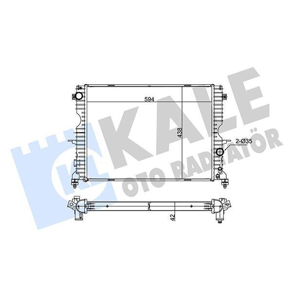 KALE RADYATOR MOTOR SU RADYATORU 10P 15P 16P DISCOVERY 2 L318 2.5 TD5 98 04 (PCC000640)