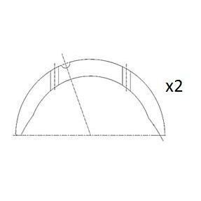 SAHIN KENAR YATAK STD MERCEDES OM607 OM608 W176 W177 W246 W247 W415 C117 C118 X156 . RENAULT K9K 1.5 DCI MEGANE FLUENCE CLIO KANGOO CAPTUR CIFT (7701473149)