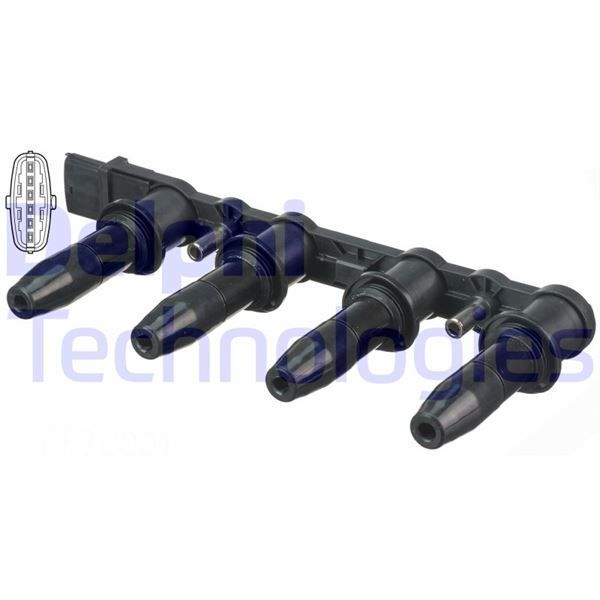 DELPHI ATEŞLEME BOBİNİ Z16XEP ASTRA H 1.6-1.8 04 CORSA D 1.6T 97 MERIVA 1.6-1.8-1.6T 05 VECTRAC 1.6-1.8 06 (10458316)