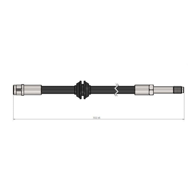 CAVO FREN HORTUMU ON MERCEDES VITO W639 03> (A6394280835)