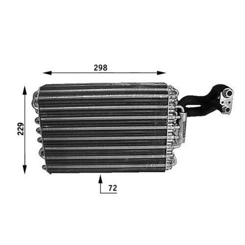 MAHLE EVAPORATOR MERCEDES W124 S124 C124 (A1248300658)
