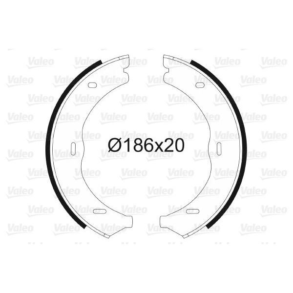 VALEO FREN BALATASI ARKA PARK FRENI MERCEDES VITO W639 W447 (A6394200220)