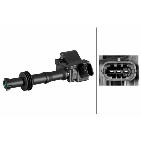 HELLA ATEŞLEME BOBİNİ CORSA F-CROSSLAND-MOKKA-P108-P208-P301-P308-P508-P2008-C-ELYSEE- C3-C4-DS3- PROACE 1.2 B-D-F12XHT PURETECH (3553459)