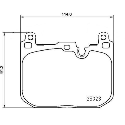 VALEO FREN BALATASI ON BMW F40 F44 F48 F39 MINI CLUBMAN F54 F56 COUNTRYMAN F60 M SPORT (34106889266)