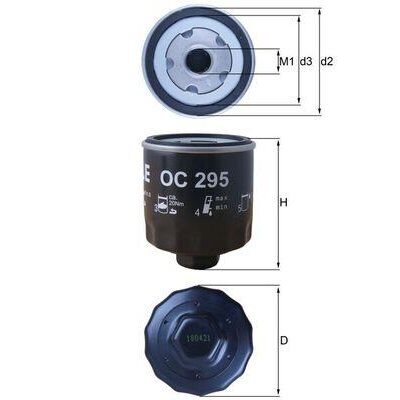 MAHLE YAĞ FİLTRESİ BORA-CADDY II-III-GOLF III-IV-V-PLUS-POLO-A2-ALTEA-CORDOBA-IBIZA-FABIA-OCTAVIA 1.4-1.6 (030115561)