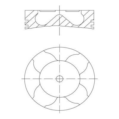 MAHLE MOTOR PİSTON SEGMAN 0.40 STILO-BRAVA-CROMA-DOBLO-ASTRA-ALFA 147-156-166 1.9 82.40 010PI00016101 (71734213)