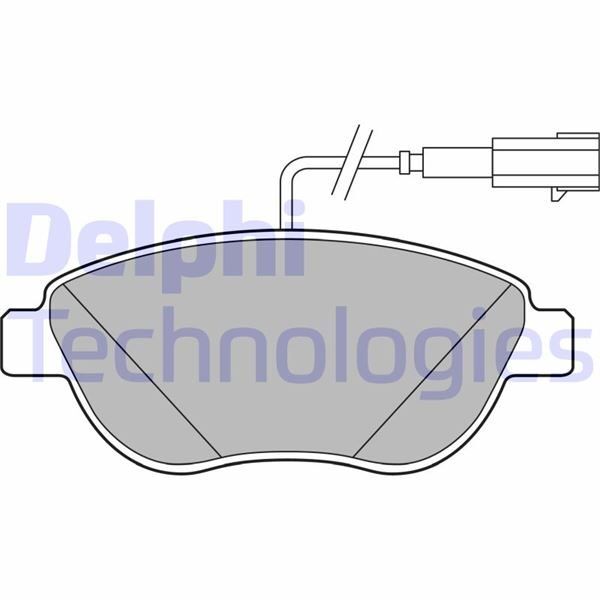 DELPHI ÖN FREN BALATASI OPEL COMBO D 12> PUNTO EVO 1.3-1.4-1.6D MTJ 09 > 500-500C 1.3DMJ 10 > GRANDE PUNTO 1.6DMTJ 09 > (71770012)