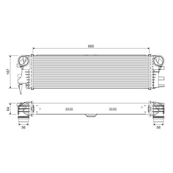 VALEO TURBOSARJ RADYATORU MERCEDES VITO W447 14 (A4475011301)