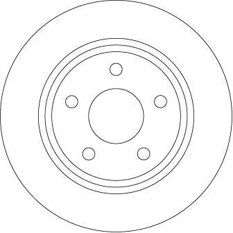 TRW ARKA FREN DISK AYNA FOCUS IV 17 (2196429)