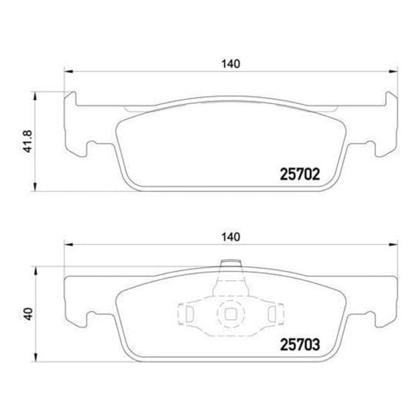 KALE BALATA ÖN FREN BALATASI RENAULT CLIO IV 12> SYMBOL III 13> DACIA SANDERO II 13> LOGAN MCV II 14> LOGAN II 13> 0.9TCE 1.0SCE 1.2 1.2TCE 1.5DCI 1.6 (410604682R)