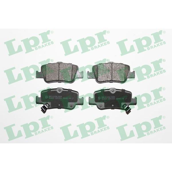 LPR ARKA FREN BALATA TOYOTA AURIS. COROLLA 1.33L 1.6L 1NR-FE 1ZR-FAE NRE180 ZRE181 ZRE185 12- (0446602170)