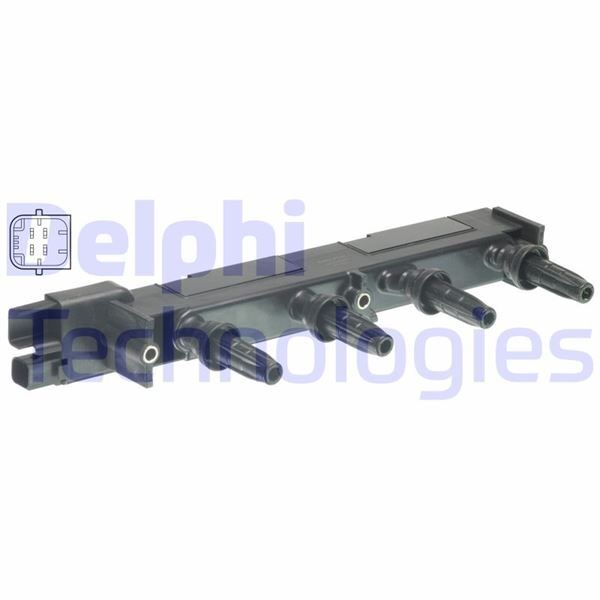 DELPHI ATEŞLEME BOBİNİ P206-P307-P406-P407-P807-C4-C5-EXPERT-JUMPY SCUDO ULYSSE 2.016V 2.0S16 (5970.75)