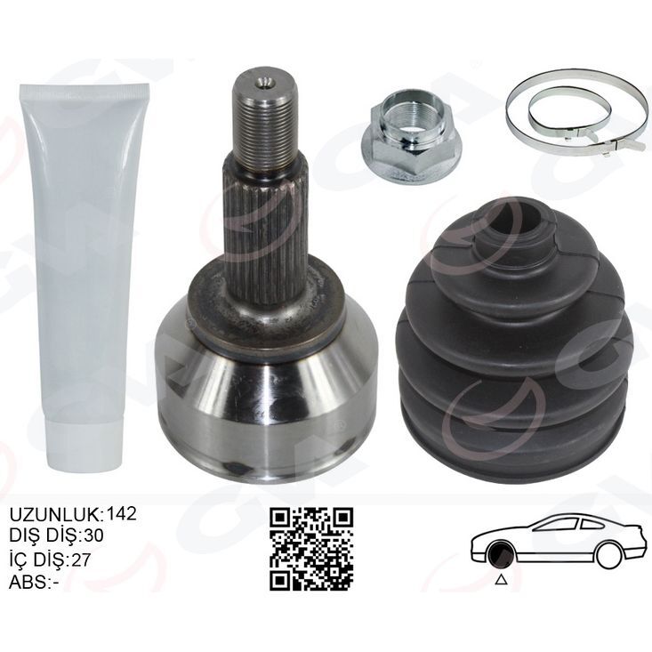GVA AKS KAFASI DIŞ SAĞ/SOL JAGUAR X-TYPE I X400 146.5MM (C2S24982)