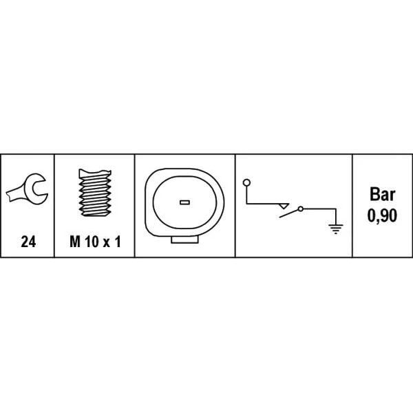FAE YAĞ BASINÇ MÜŞÜRÜ T5/POLO/A6  04> (038919081B)
