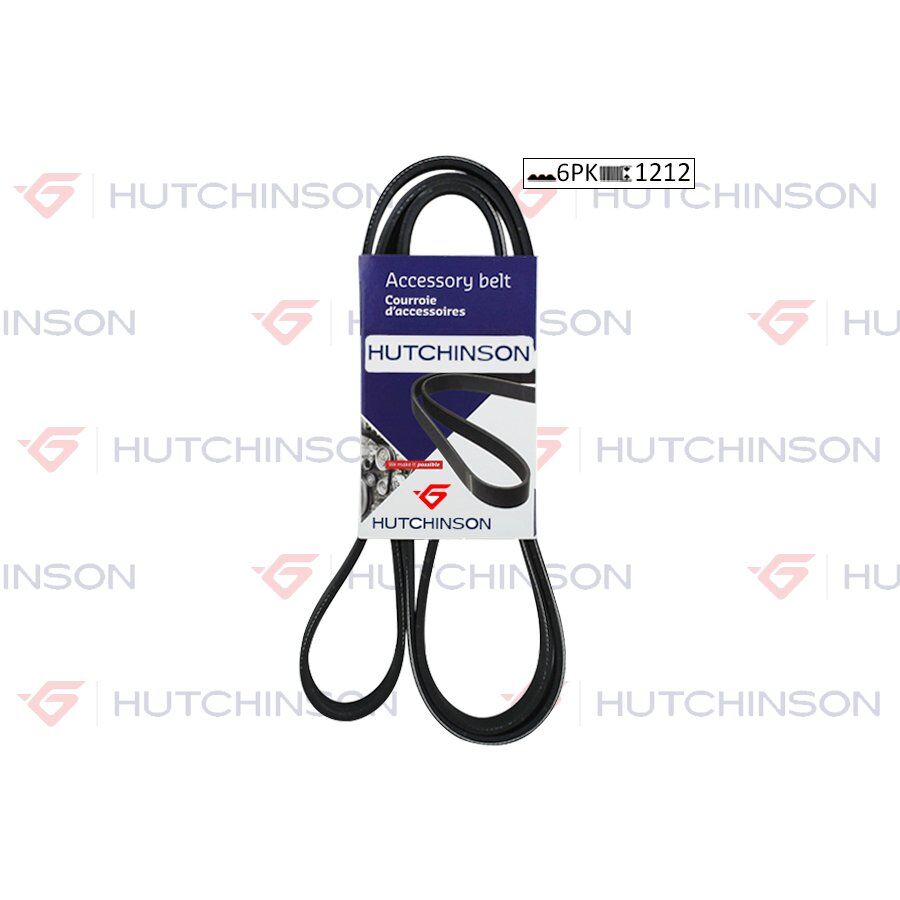 HUTCHINSON 1212 K 6 KANALLI KAYIŞ CLIO-KNG 1.9 D-P107-C1-YARIS 1.0 (7700112719)
