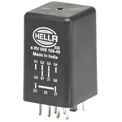 HELLA KONTROL ÜNİTESİ ISITMA BUJİSİ 9 KUTUPLU 12V VW (038907281B)