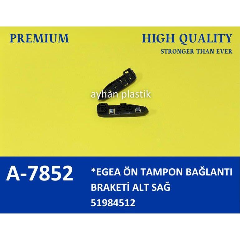 AYHAN ÖN TAMPON TUTUCU BRAKET SAĞ DIŞ TARAF EGEA 15> (51984512)