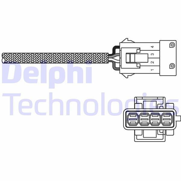 DELPHI OKSİJEN SENSÖRÜ P106-P206-P207-P307-P1007-FIORINO-BIPPER-NEMO-PARTNER-BERLINGO-C2-C3 1.4-1.6 TU3-TU5 (1628.AA)