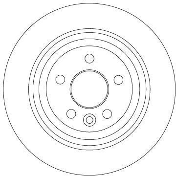 TRW FREN DISKI ARKA FREELANDER 2 L359 06 14 (LR039935)